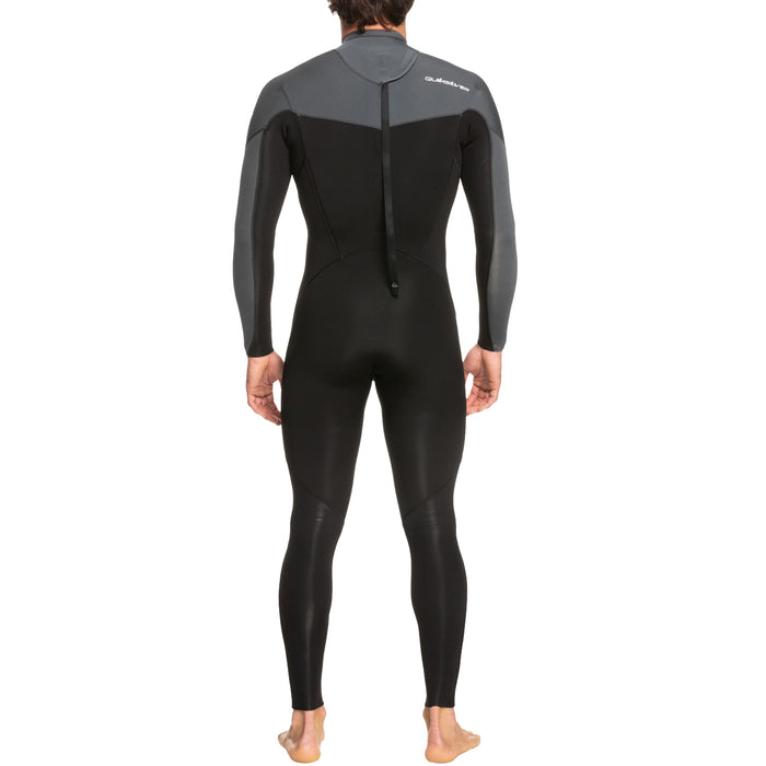 Quiksilver 3/2 Everyday Sessions Back Zip Wetsuit Black Gun Metal