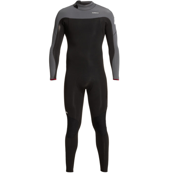 Quiksilver 3/2 Everyday Sessions Back Zip Wetsuit Black Gun Metal