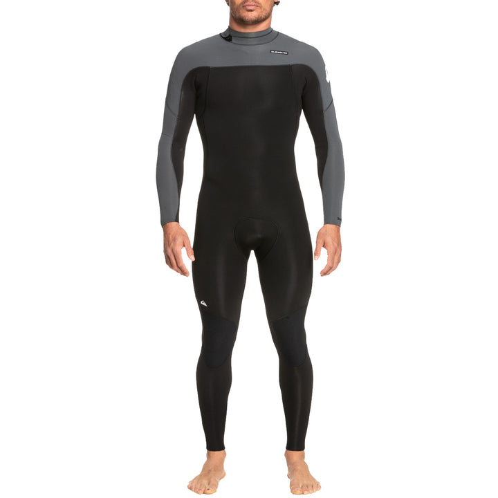 Quiksilver 3/2 Everyday Sessions Back Zip Wetsuit Black Gun Metal