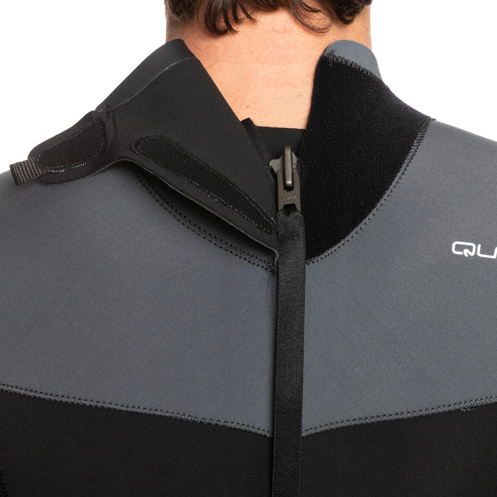 Quiksilver 3/2 Everyday Sessions Back Zip Wetsuit Black Gun Metal