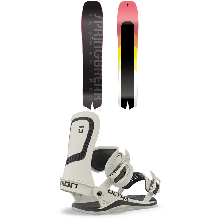 CAPiTA Spring Break Powder Glider Snowboard + Union Ultra Snowboard Bindings 2024