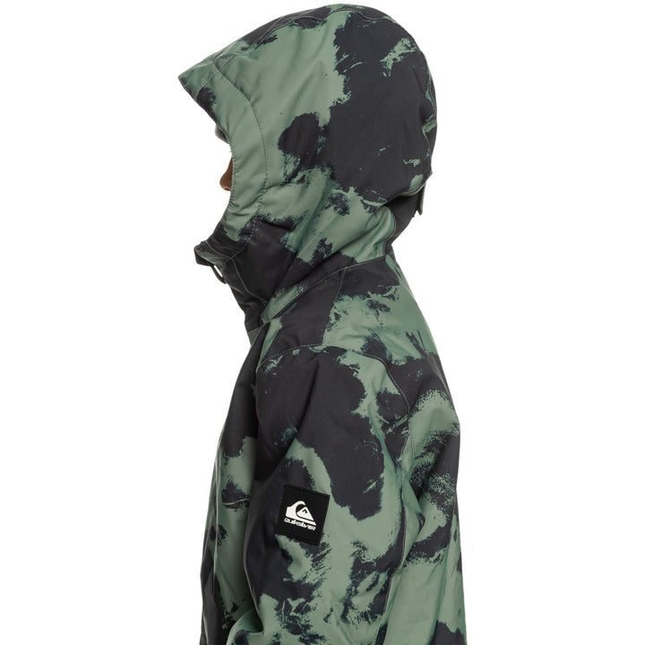 Quiksilver Mission Printed Jacket - Boys' Tye Dye/Laurel Wreath
