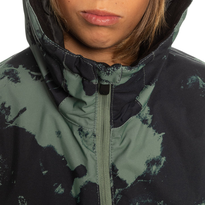 Quiksilver Mission Printed Jacket - Boys' Tye Dye/Laurel Wreath