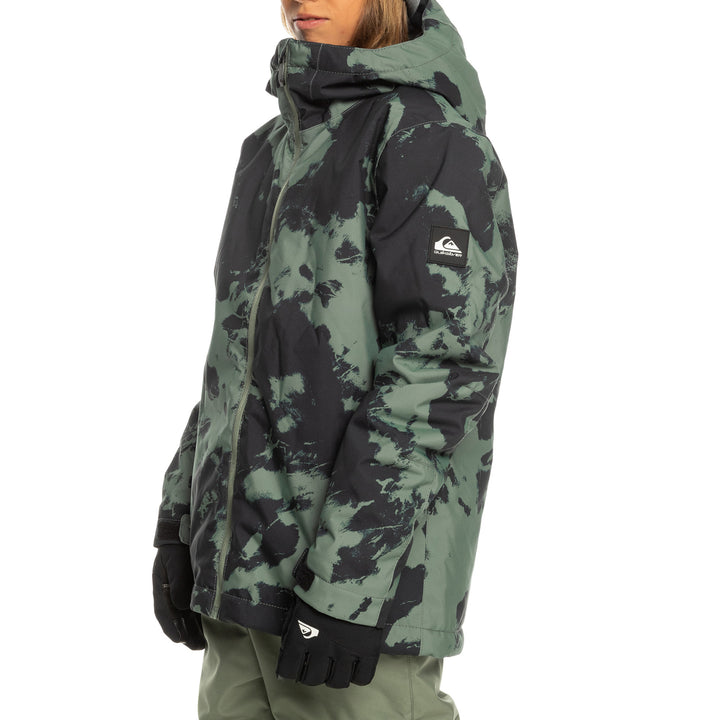 Quiksilver Mission Printed Jacket - Boys' Tye Dye/Laurel Wreath