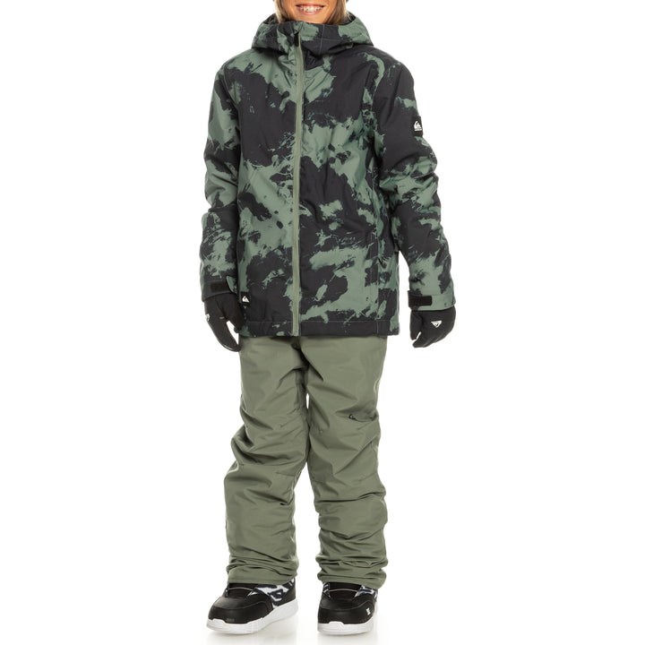 Quiksilver Mission Printed Jacket - Boys' Tye Dye/Laurel Wreath