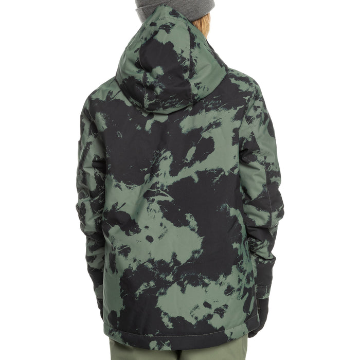 Quiksilver Mission Printed Jacket - Boys' Tye Dye/Laurel Wreath