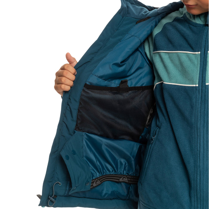 Quiksilver Side Hit Jacket - Boys' Brittany Blue