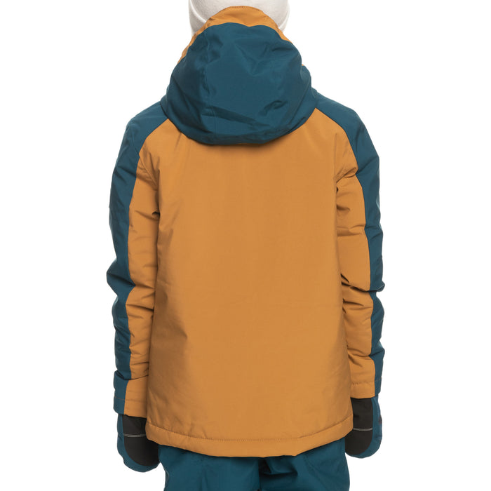 Quiksilver Mission Block Jacket - Boys' Bone Brown