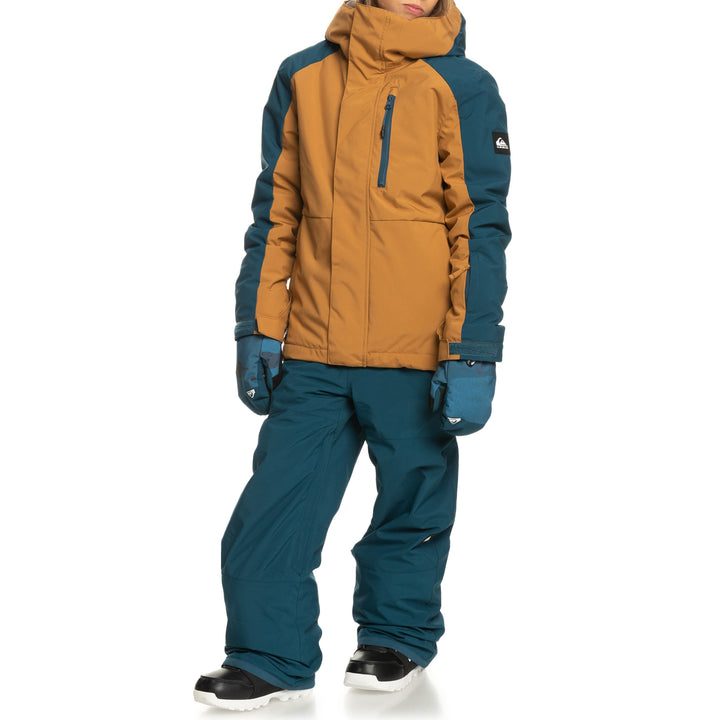 Quiksilver Mission Block Jacket - Boys' Bone Brown