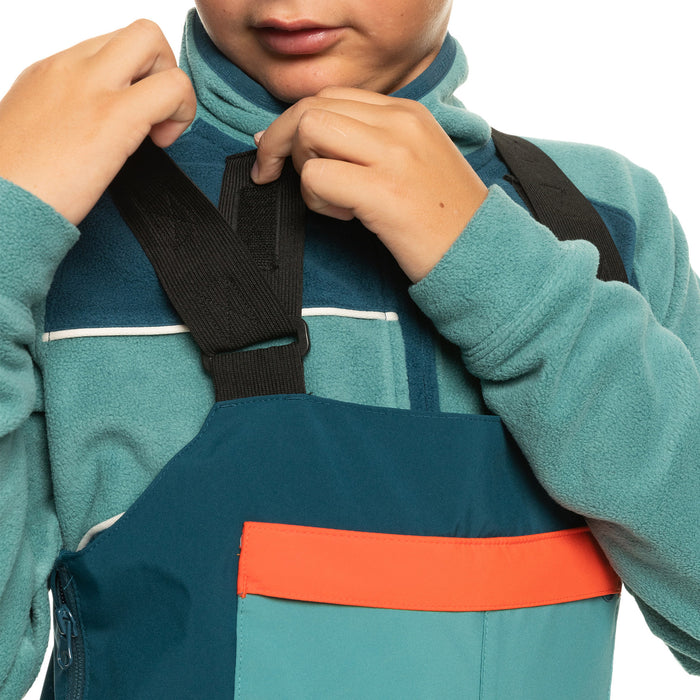 Quiksilver Mash Up Bibs - Boys' Majolica Blue