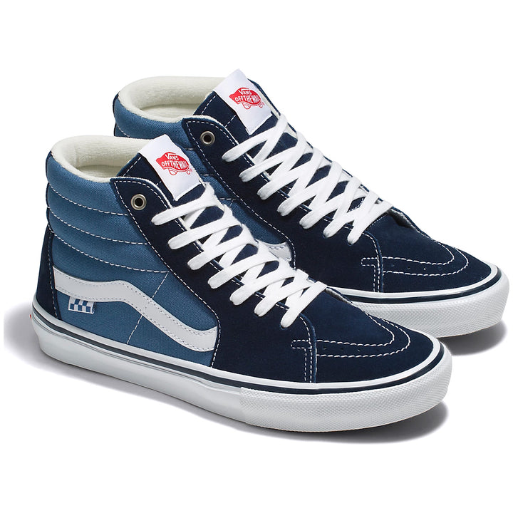 Vans Skate SK8-Hi Shoes - Unisex Navy/White