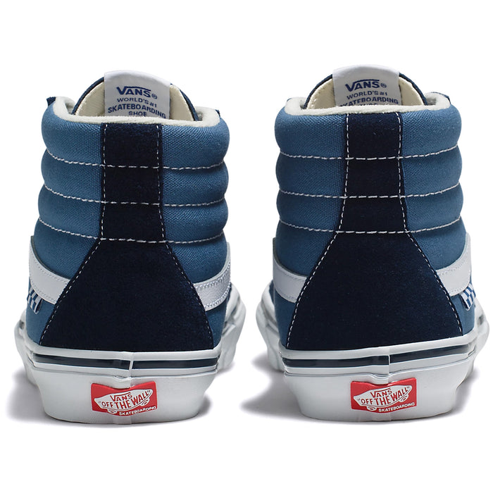 Vans Skate SK8-Hi Shoes - Unisex Navy/White