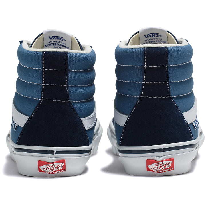 Vans Skate SK8-Hi Shoes - Unisex Navy/White