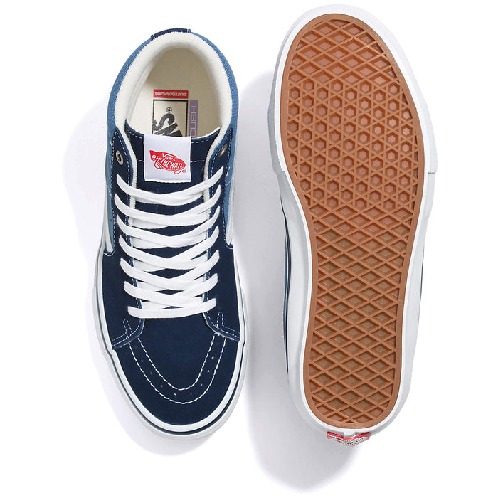 Vans Skate SK8-Hi Shoes - Unisex Navy/White