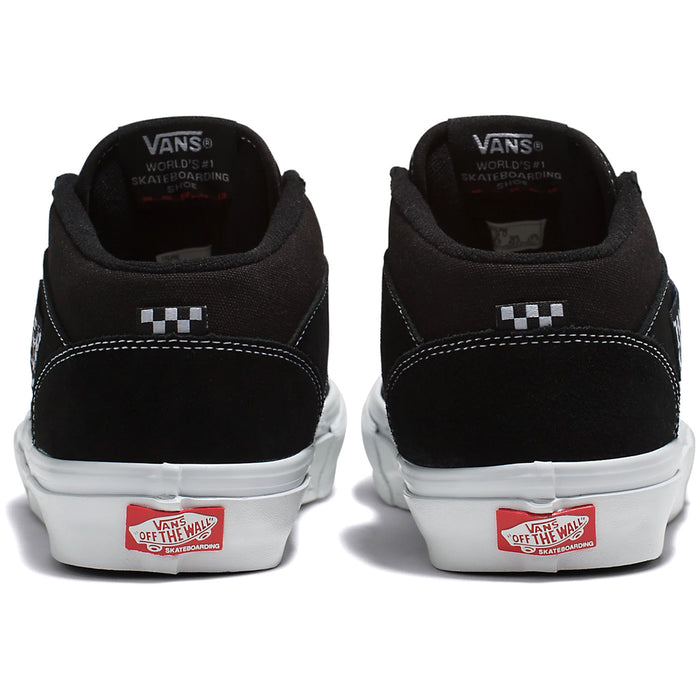 Vans Skate Half Cab Shoes - Men's Black/White