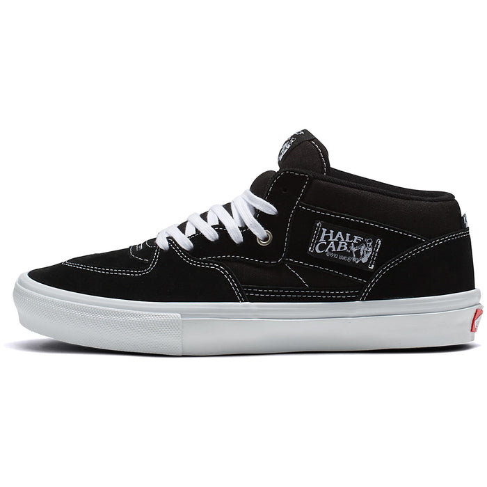 Vans Skate Half Cab Shoes - Men's Black/White