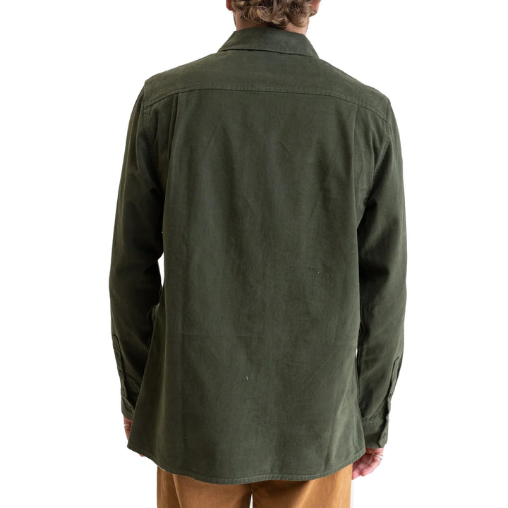 Rhythm Worn Path Long-Sleeve Shirt - Men's Kelp