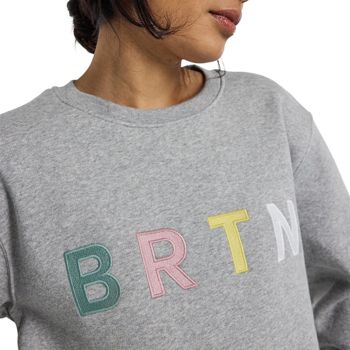 Burton BRTN Crew Sweatshirt - Men's Gray Heather Multi
