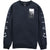 Burton Skeleton Key 24 Fleece Crewneck - Men's True Black