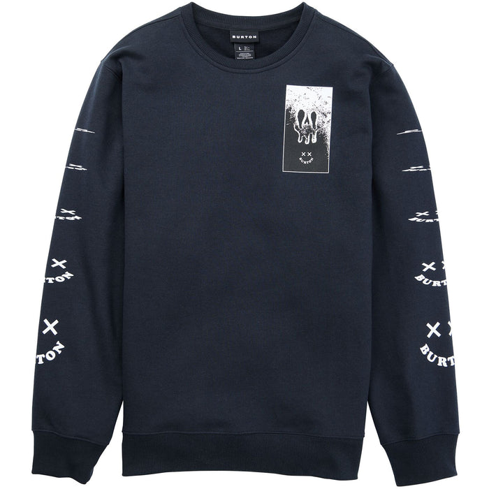 Burton Skeleton Key 24 Fleece Crewneck - Men's True Black