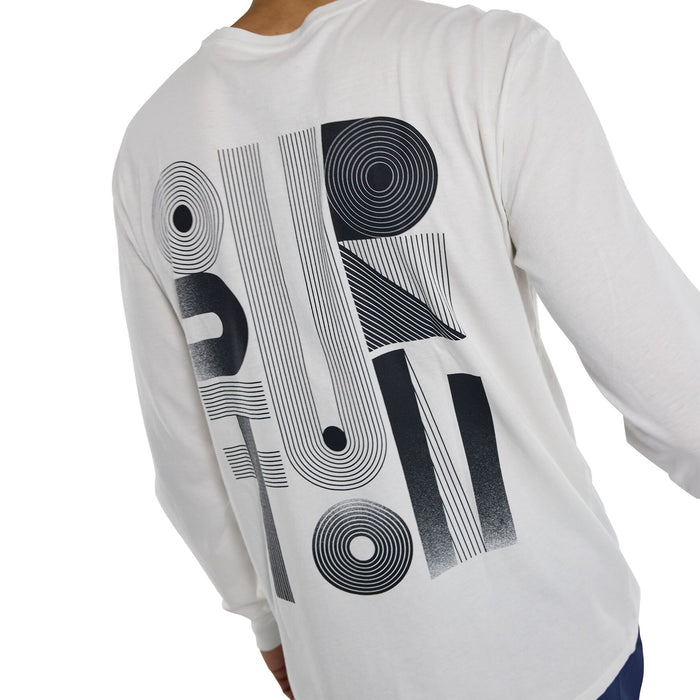 Burton Fish 3D 24 Long-Sleeve T-Shirt - Men's Stout White