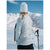 Burton AK Helium Grid Full-Zip Fleece - Women's Gray Cloud