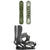 Rome Stale Crewzer Snowboard + 390 Boss Snowboard Bindings 2024
