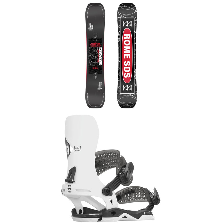 Rome Agent Snowboard + Vice Snowboard Bindings 2024