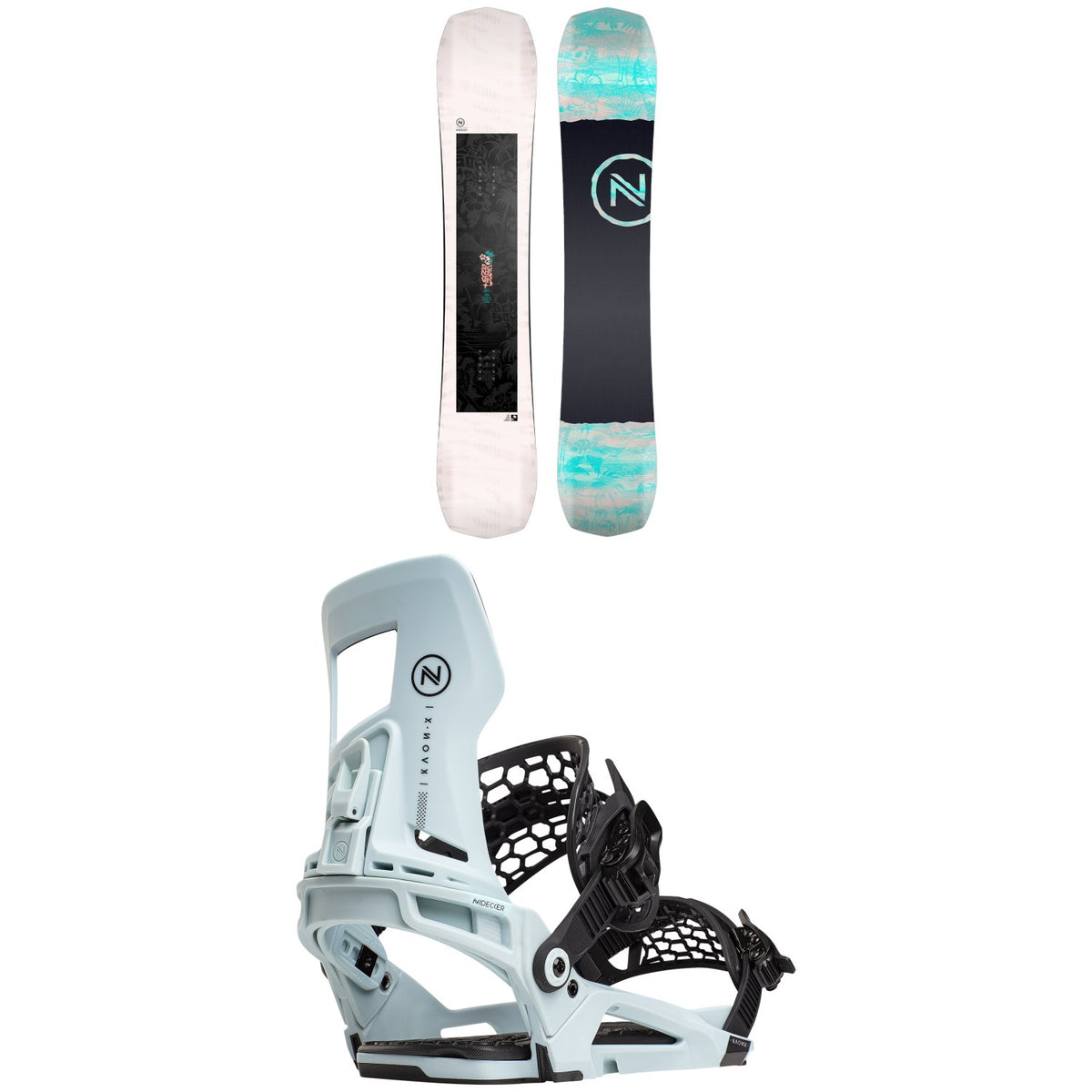 Nidecker Sensor Plus Snowboard + Kaon-X Snowboard Bindings 2024