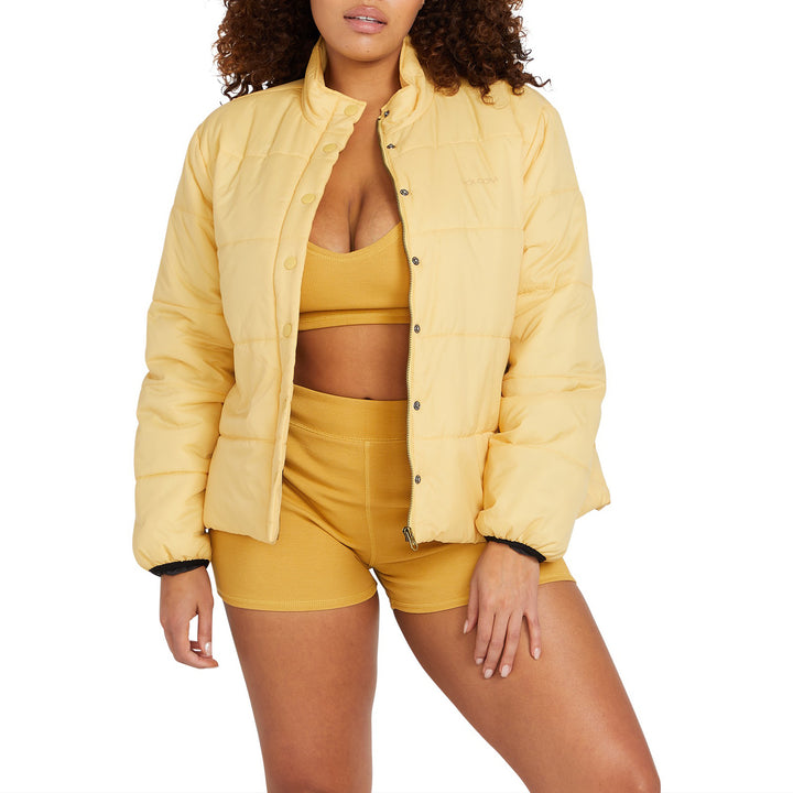 Volcom Not Enuff Puff Jacket - Women's Dust Gold