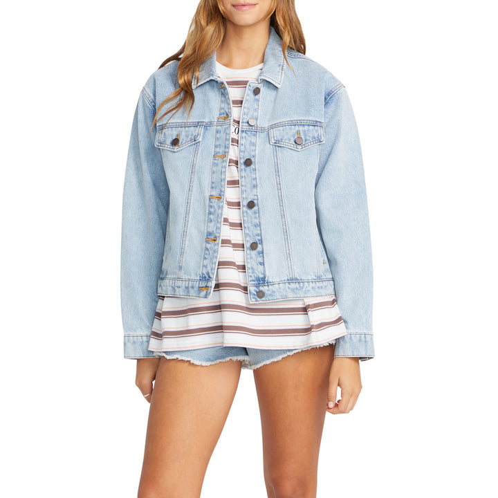 Volcom Coco HO Denim Jacket - Women's Ice