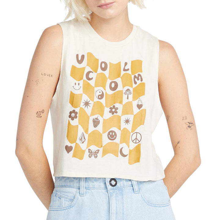 Volcom Stone Hour Crop T-Shirt - Women's Cloud