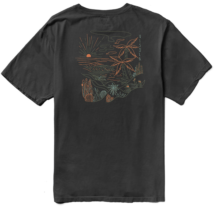 Vissla Desert Barrels Organic Pocket T-Shirt - Men's Phantom