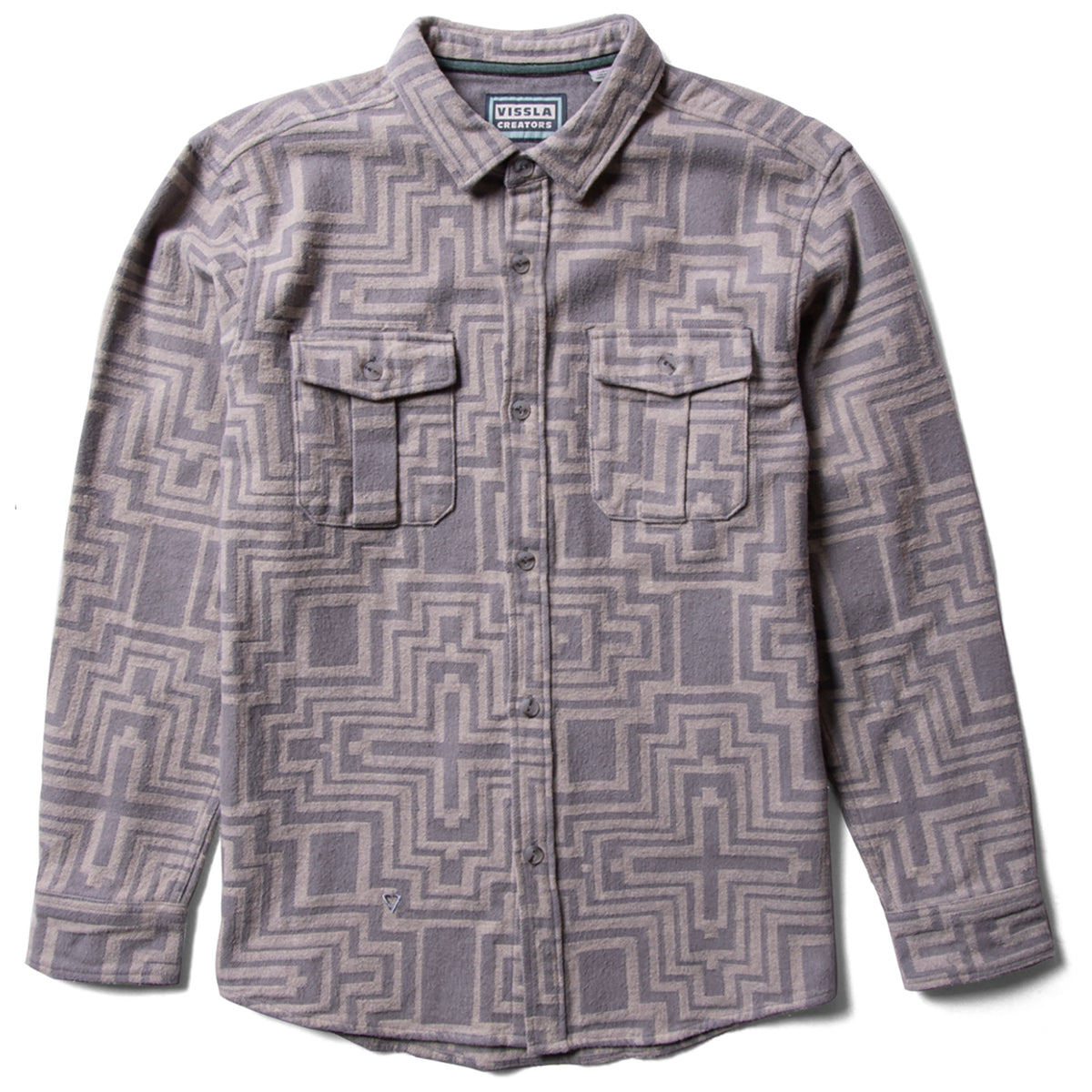Vissla Creators Sonora Eco Long-Sleeve Flannel - Men's Steel