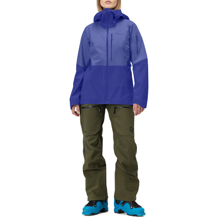 Norrona Lofoten GORE-TEX Jacket - Women's Violet Storm/Royal Blue