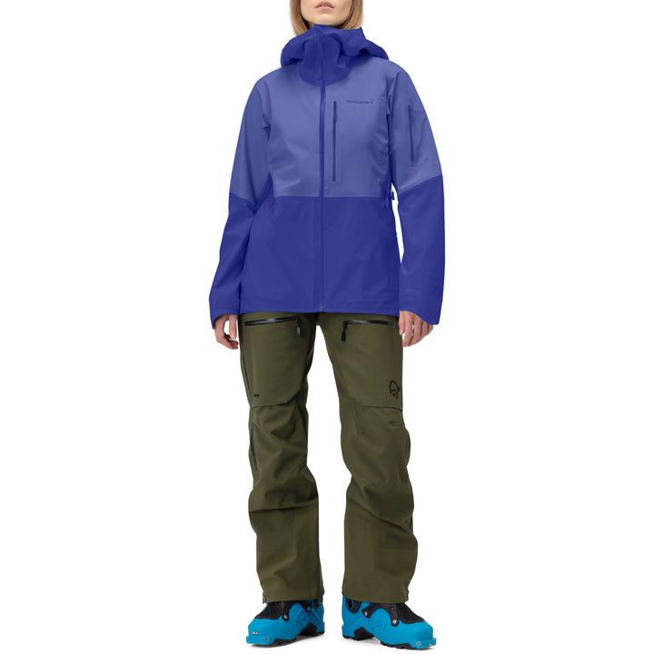 Norrona Lofoten GORE-TEX Jacket - Women's Violet Storm/Royal Blue