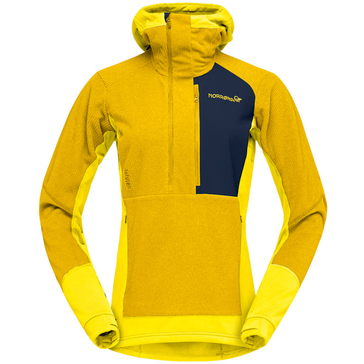 Norrona Lofoten Thermal Pro Hoodie - Women's Blazing Yellow/Sulphur