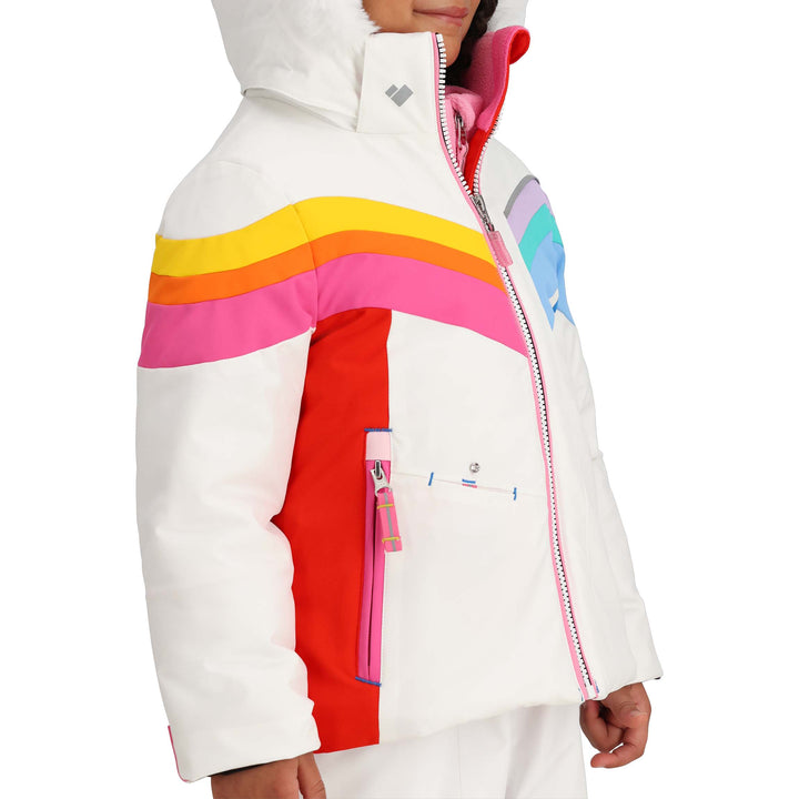 Obermeyer Cara Mia Faux Fur Jacket - Toddler Girls' White