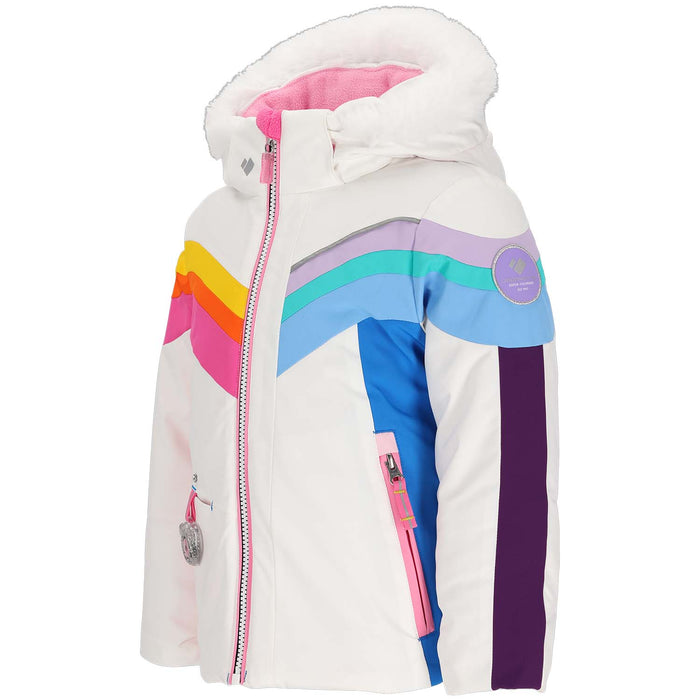 Obermeyer Cara Mia Faux Fur Jacket - Toddler Girls' White