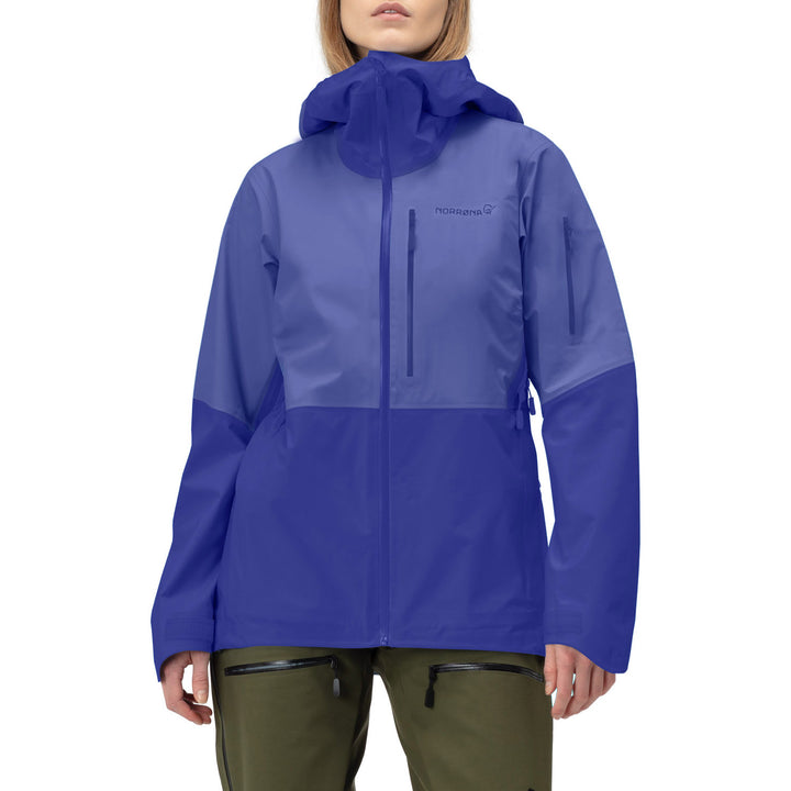 Norrona Lofoten GORE-TEX Jacket - Women's Violet Storm/Royal Blue