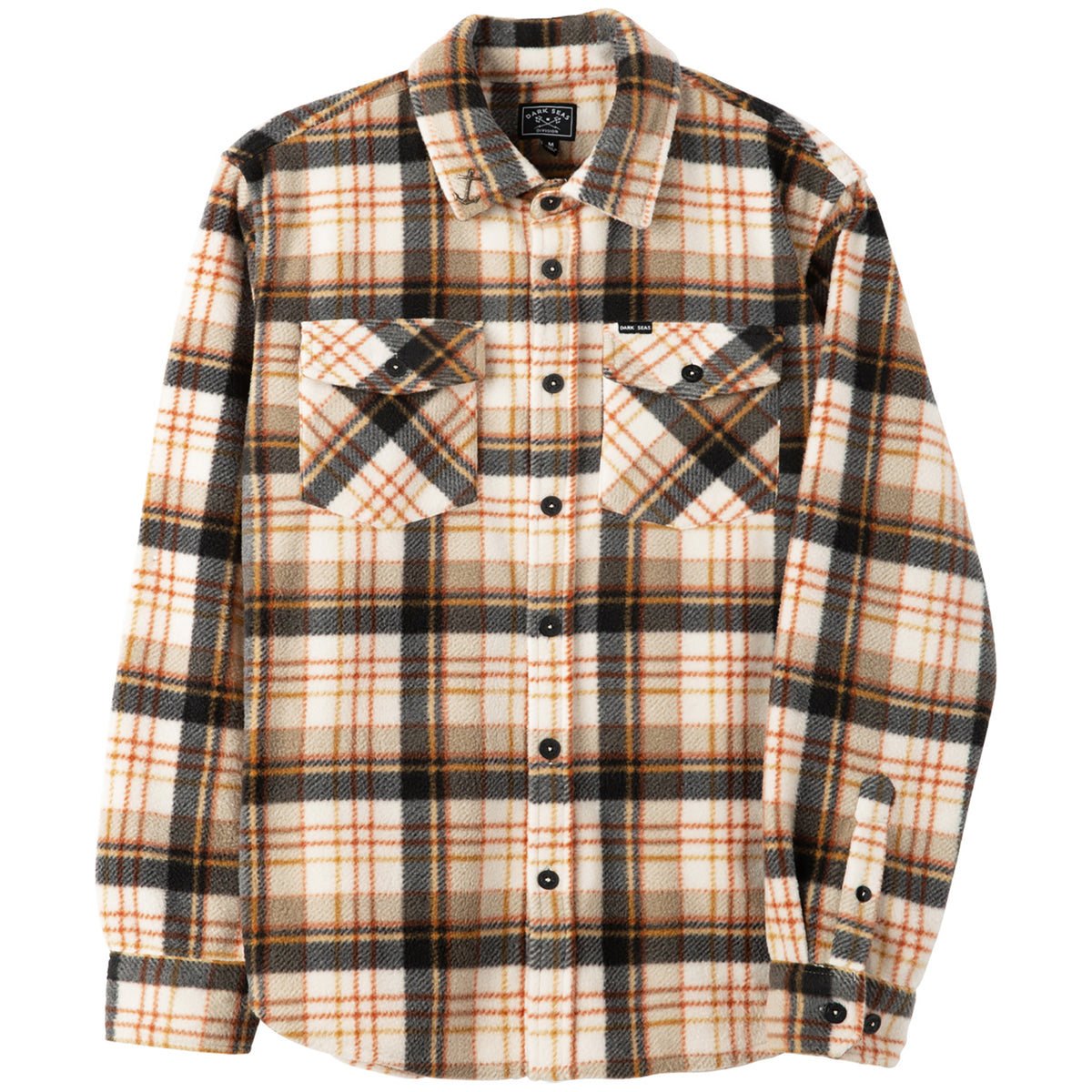 Dark Seas Zulu Long-Sleeve Fleece Shirt - Men's Bone