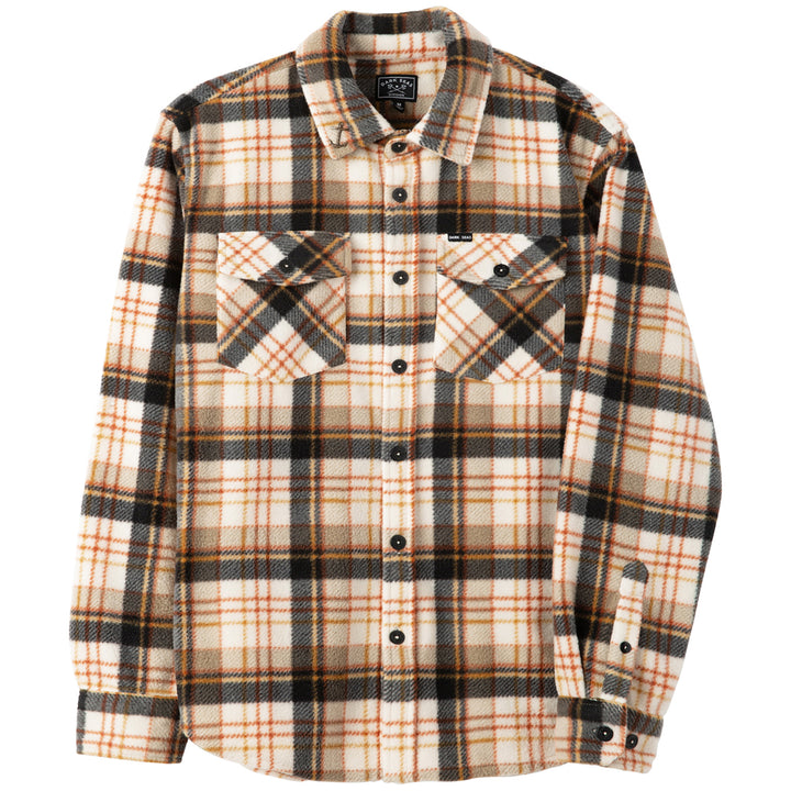 Dark Seas Zulu Long-Sleeve Fleece Shirt - Men's Bone