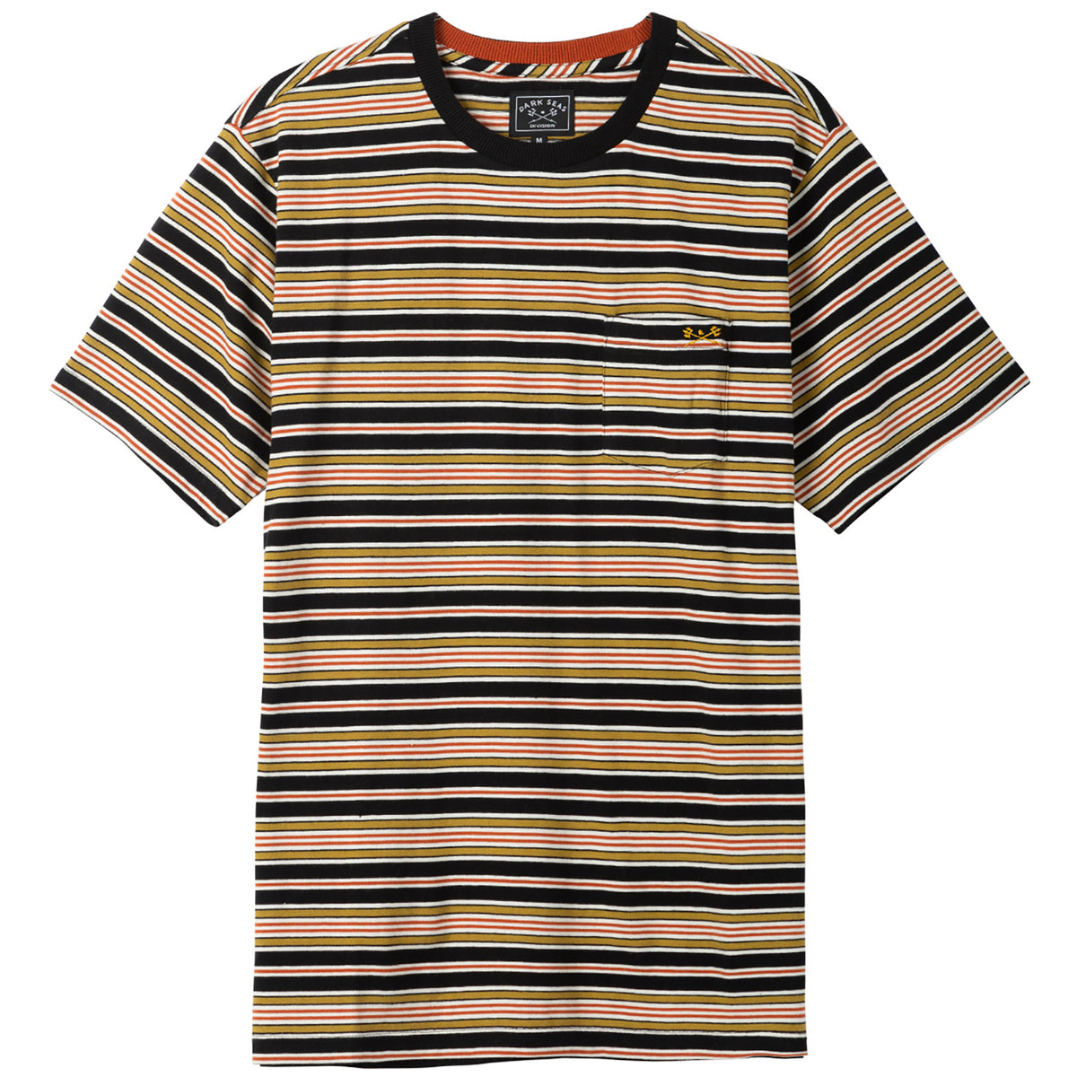Dark Seas Bagby T-Shirt - Men's Black/Tobacco