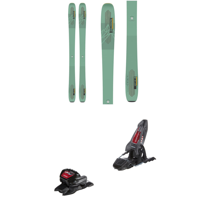 Salomon QST 92 Skis + Marker Griffon 13 ID Ski Bindings 2023