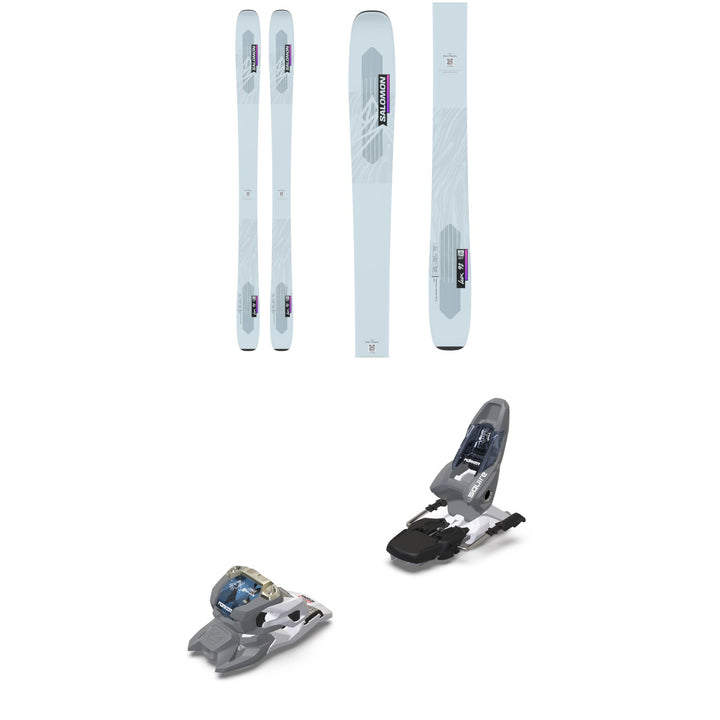 Salomon QST Lux 92 Skis - Women's + Marker Squire 11 Ski Bindings 2023