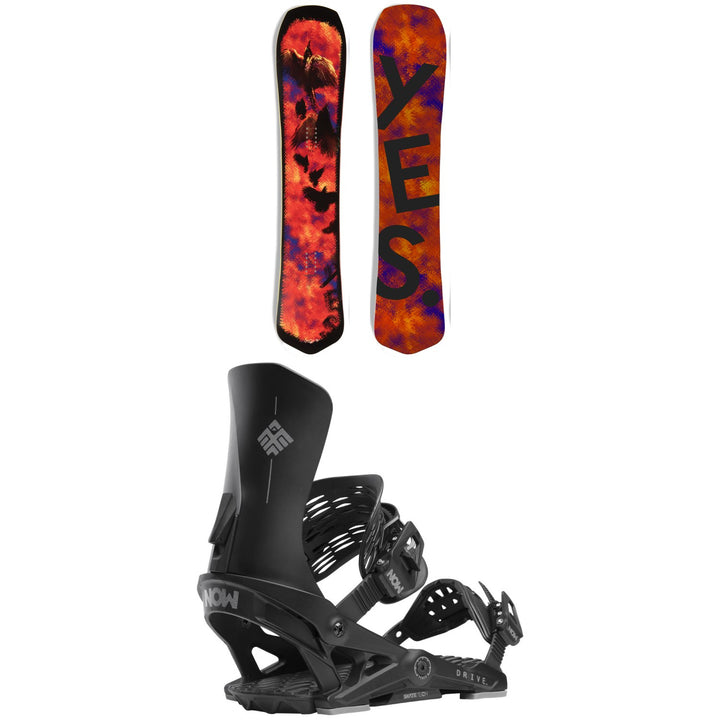 Yes. Optimistic Snowboard + Now Drive Snowboard Bindings 2024