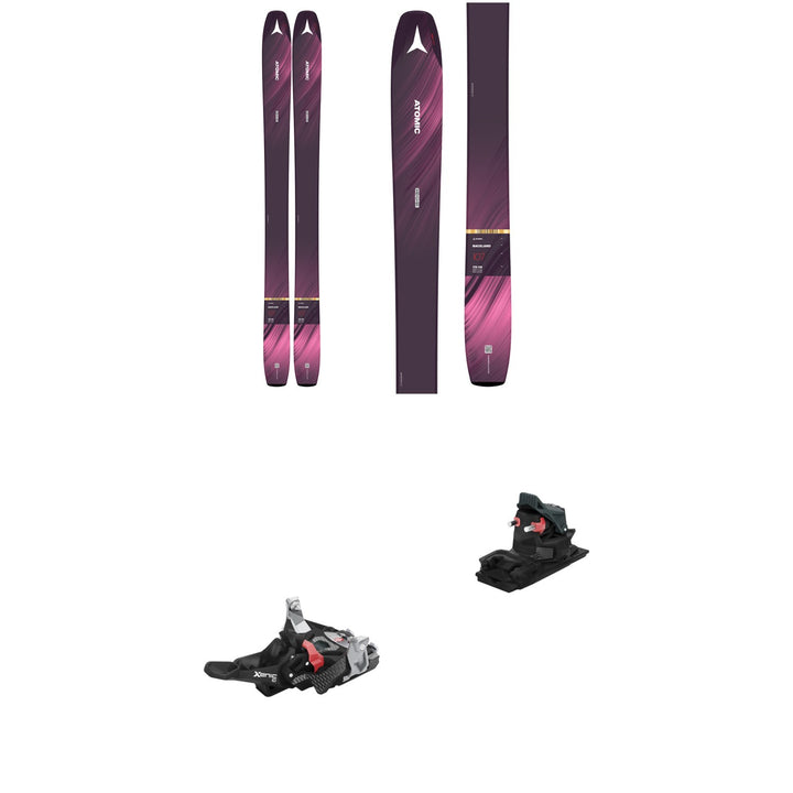 Atomic Backland 107 Skis - Women's + Fritschi Xenic 10 Alpine Touring Ski Bindings