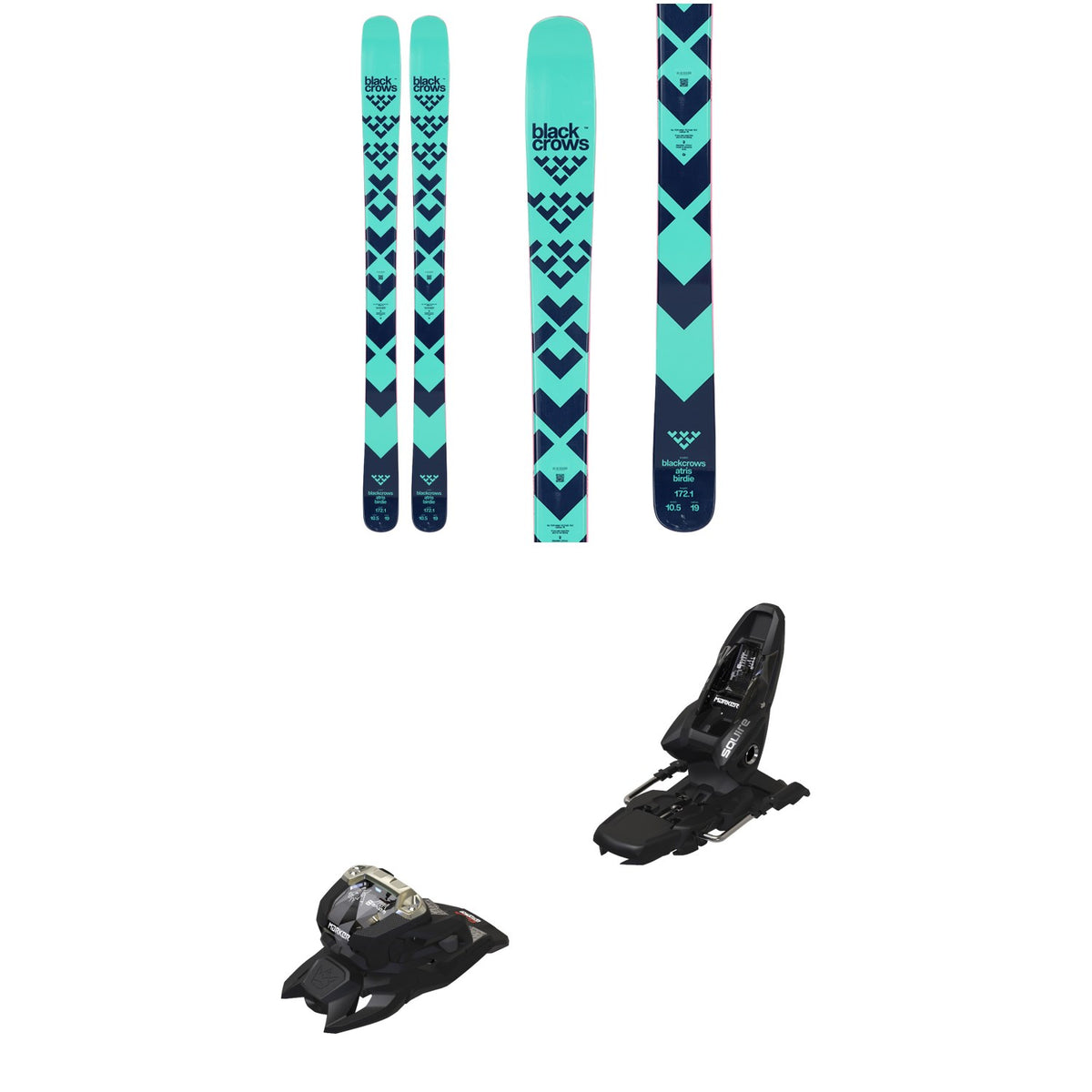 Black Crows Atris Birdie Skis - Women's + Marker Squire 11 Ski Bindings 2024