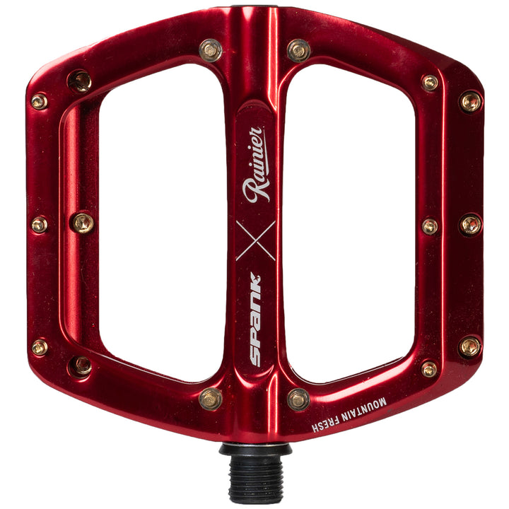 Spank x Rainier LTD Spoon 110 Pedals Red