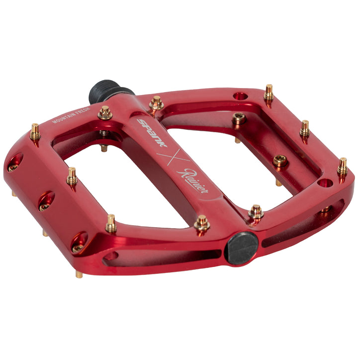Spank x Rainier LTD Spoon 110 Pedals Red